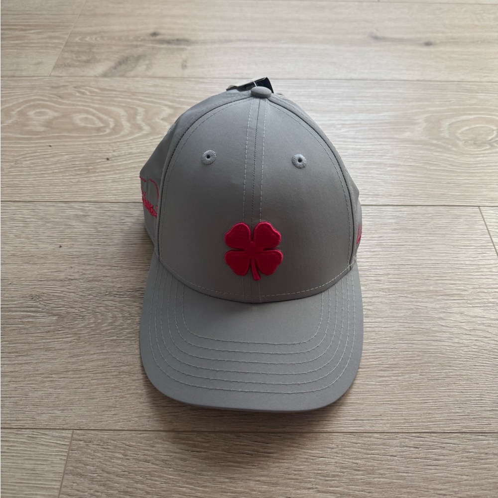 Gray and Pink Hat